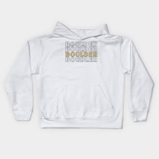 Boulder Colorado Kids Hoodie